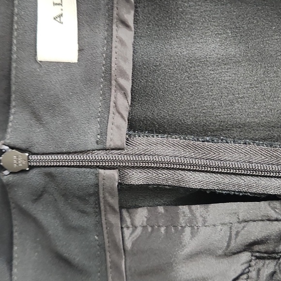 A.L.C. Black Viscose Cross Front Pants - Picture 6 of 8